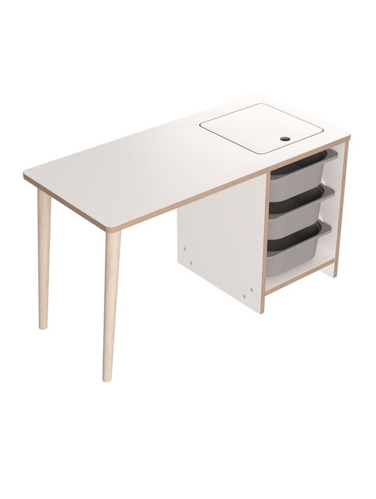 Hanah Home Soho Escritorio de Estudio Blanco y Gris Hanah Home Soho Escritorio de Estudio Blanco y Gris